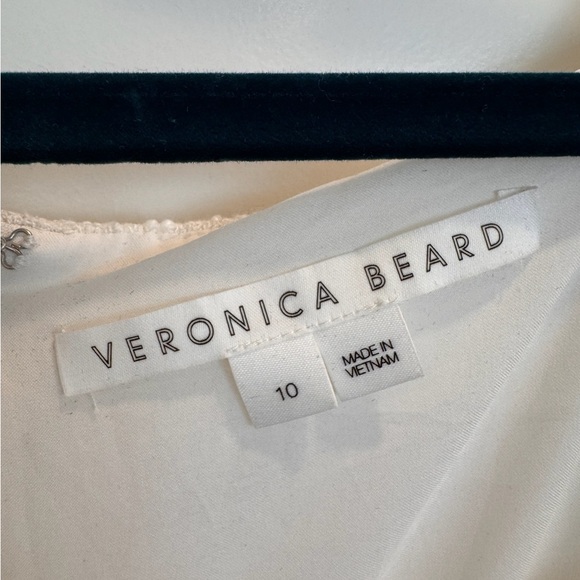 Veronica Beard White Long Sleeve Dress - Picture 3 of 4